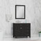 Alya Bath Norwalk 36" Drawer Vanity Espresso with Carrera Marble Top HE-101-36-DR-E-CWMT