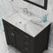 Alya Bath Norwalk 36" Drawer Vanity Espresso with Carrera Marble Top HE-101-36-DR-E-CWMT