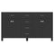 Alya Bath Norwalk 60 inch DOUBLE Vanity with No Top 