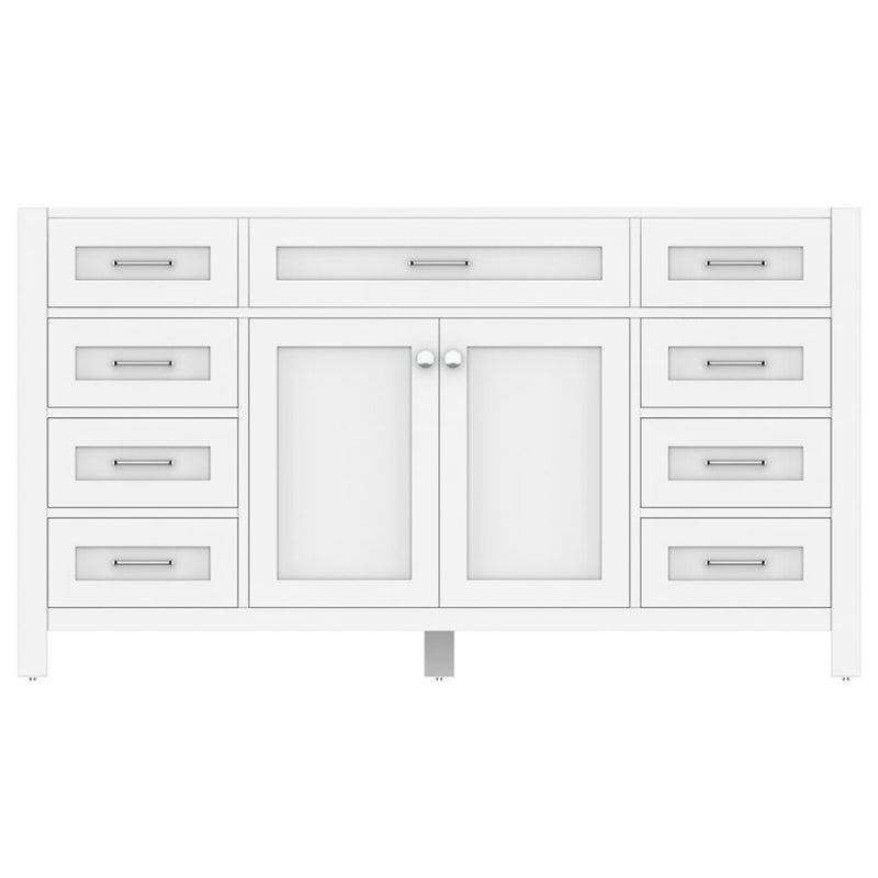 Alya Bath Norwalk 60 inch SINGLE Vanity with No Top 