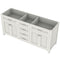 Alya Bath Norwalk 72 inch DOUBLE Vanity with No Top