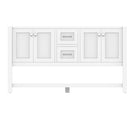 Alya Bath Wilmington 60 inch DOUBLE Vanity with No Top 