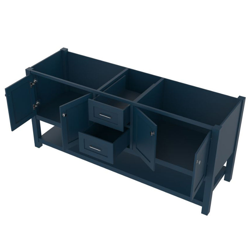 Alya Bath Wilmington 72 inch DOUBLE Vanity with No Top