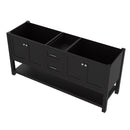 Alya Bath Wilmington 72 inch DOUBLE Vanity with No Top