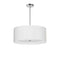 Dainolite 4 Light Helena Pendant Pc White W/White Diffuser HEL-224P-PC-WH