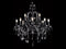 Avenue Lighting Onyx Ln. Collection Black 12 Light Crystal Chandelier Hanging Chandelier Black Crystal HF1039-BLK