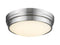 Avenue Lighting Cermack St. Collection  Flush Mount  Brushed Nickel HF1160-BN