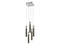 Avenue Lighting Glacier Avenue Collection Pendant Polished Chrome HF1900-5-GL-CH