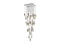 Avenue Lighting Aspen Collection Flush Mount Pendants Chrome HF1903-41-AP-CH