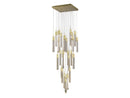 Avenue Lighting Glacier Avenue Collection Flush Mount Pendants Brushed Brass HF1903-41-GL-BB