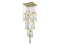 Avenue Lighting Boa Collection Pendant Brushed Brass HF1904-25-BOA-BB