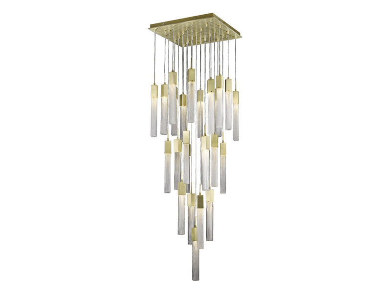 Avenue Lighting Boa Collection Pendant Brushed Brass HF1904-25-BOA-BB