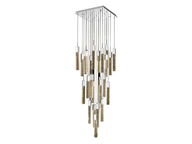 Avenue Lighting Glacier Avenue Collection Flush Mount Pendants Chrome HF1904-25-GL-CH