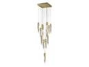 Avenue Lighting Aspen Collection Flush Mount Pendants Brushed Brass HF1905-13-AP-BB