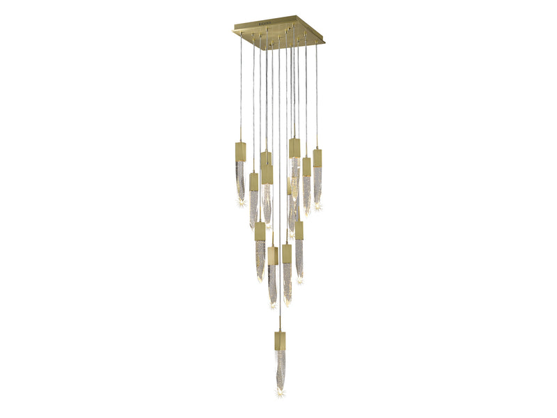 Avenue Lighting Aspen Collection Flush Mount Pendants Brushed Brass HF1905-13-AP-BB