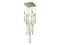 Avenue Lighting Boa Collection Pendant Brushed Brass HF1905-13-BOA-BB