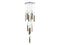 Avenue Lighting Glacier Avenue Collection Flush Mount Pendants Chrome HF1905-13-GL-CH