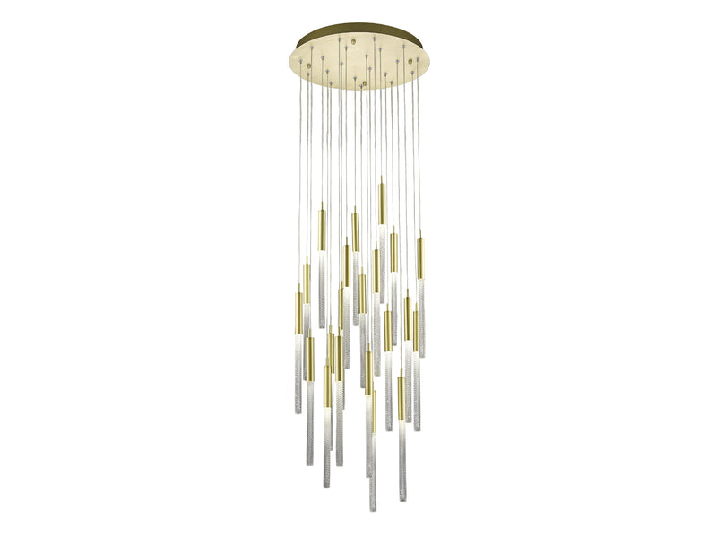 Avenue Lighting Boa Collection Pendant Brushed Brass HF2021-BOA-BB