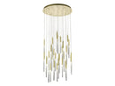 Avenue Lighting Boa Collection Pendant Brushed Brass HF2031-BOA-BB