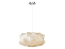 Avenue Lighting Melrose Pl. Collection White Fabric Pendant Like Hanging Fixture Pendant White HF2110