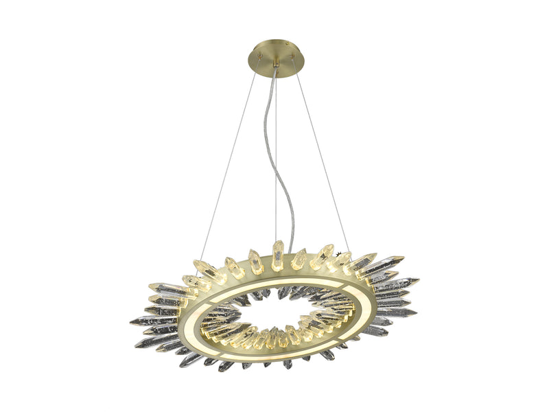 Avenue Lighting Aspen Collection Chandelier Brushed Brass HF3027-BB