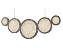 Avenue Lighting Bottega Collection Hanging Chandelier Polished Nickel HF5010-PN