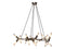 Avenue Lighting Manhattan Ave. Collection  Hanging Chandelier Polished Nickel HF6020-PN