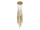 Avenue Lighting Icon St. Collection 24 Light Pendant Cluster Brushed Brass HF7024-BB