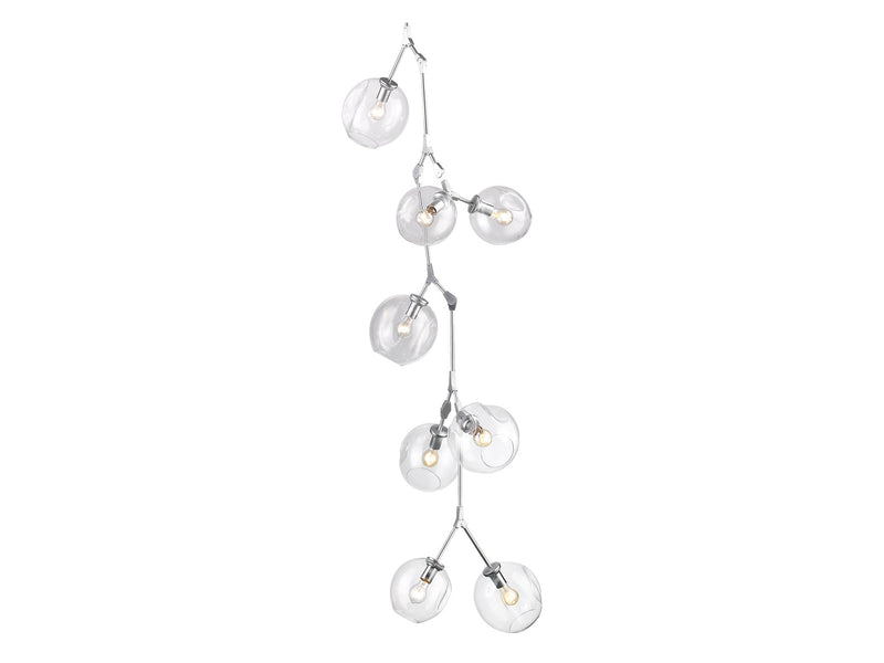 Avenue Lighting Fairfax Collection Hanging Chandelier Matte Chrome HF8080-CH