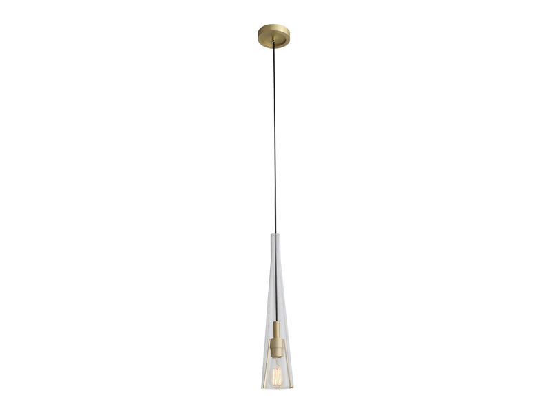 Avenue Lighting Abbey Park Collection Pendant Brushed Brass HF8130-BB