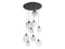 Avenue Lighting Sonoma Ave. Collection 9 Light Pendant Cluster Dark Bronze HF8149-DBZ-CL