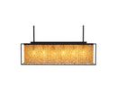 Avenue Lighting Soho Collection Hanging Chandelier Dark Bronze  Finish With Natural Citrine Nuggets  HF9000-DBZ