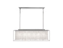 Avenue Lighting Soho Collection Hanging Chandelier Polished Nickel Silver Finish With Moon Rock Gem Nuggets  HF9000-SLV