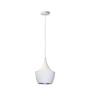 Dainolite 1 Light Pendantaluminum HKI-91P-WH