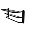 Allied Brass Three Tier Hotel Style Towel Shelf with Drying Rack HTL-3-BKM