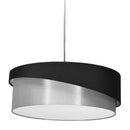 Dainolite 3 Light Jazlynn Pendant Black/Grey Shade W/ 790 Diff JAZ243-PC-797-835