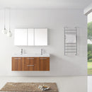 Modern Fittings Midori 54" Double Bath Vanity with Top and Integrated Square Sinks