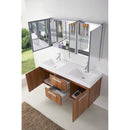 Modern Fittings Midori 54" Double Bath Vanity with Top and Integrated Square Sinks