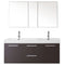 Modern Fittings Midori 54" Double Bath Vanity with Top and Integrated Square Sinks