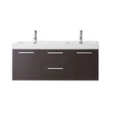 Modern Fittings Midori 54" Double Bath Vanity with Top and Integrated Square Sinks