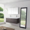 Modern Fittings Zuri 55" Double Bath Vanity Top and Integrated Square Sinks Faucets