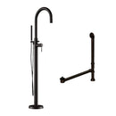 Cambridge Plumbing Complete Package for Free Standing Tubs No Faucet Holes BRZ Finish