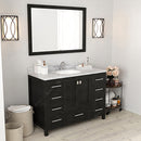 Modern Fittings Caroline Premium 48" Single Bath Vanity with Marble Top and Round Sink