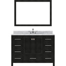 Modern Fittings Caroline Premium 48" Single Bath Vanity with Marble Top and Square Sink