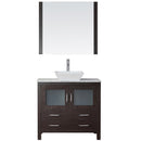 Modern Fittings Dior 30" Single Bath Vanity with Marble Top and Square Sink Faucet