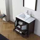 Modern Fittings Dior 32" Single Bath Vanity with Engineered Stone Top and Square Sink Faucet