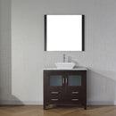 Modern Fittings Dior 32" Single Bath Vanity with Marble Top and Square Sink Faucet