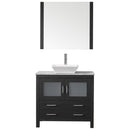 Modern Fittings Dior 32" Single Bath Vanity with Marble Top and Square Sink Faucet