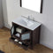 Modern Fittings Dior 36" Single Bath Vanity with Ceramic Top and Integrated Square Sink Faucet