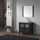 Modern Fittings Dior 36" Single Bath Vanity with Marble Top and Square Sink Faucet